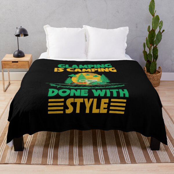 Item preview, Glamping is camping done with style designed and sold by FurioInc.