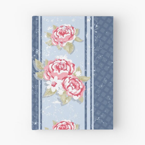 Item preview, Grungy Roses on Blue Trellis designed and sold by Rainbows Galore.