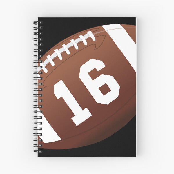 Item preview, American football ball number 16, sixteen designed and sold by TheCultStuff.