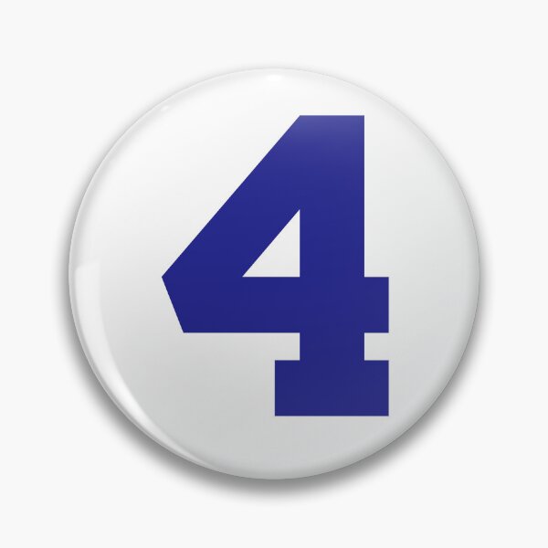 Item preview, Number 4, Blue four, Sports five designed and sold by TheCultStuff.
