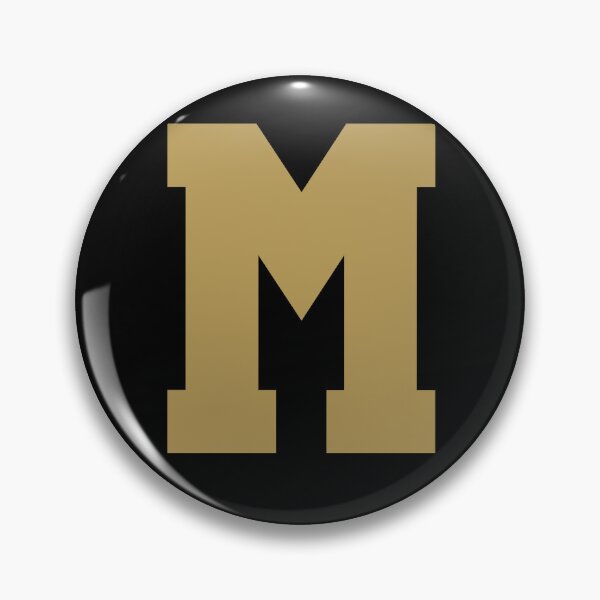 Item preview, Alphabet, Gold M, Sports letter M designed and sold by TheCultStuff.