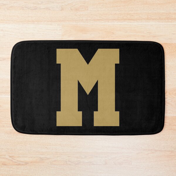 Item preview, Alphabet, Gold M, Sports letter M designed and sold by TheCultStuff.