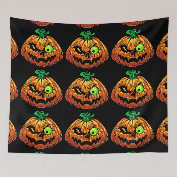 Item preview, Halloween Scary Evil Pumpkin Funny Pumpkin Head designed and sold by fejoa.