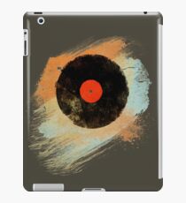 Vinyl Record Retro T-Shirt - Vinyl Records Modern Grunge Design iPad Case/Skin