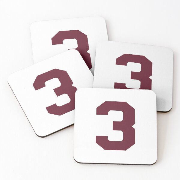 Item preview, Number 3, Maroon three, Sports number 3 designed and sold by TheCultStuff.