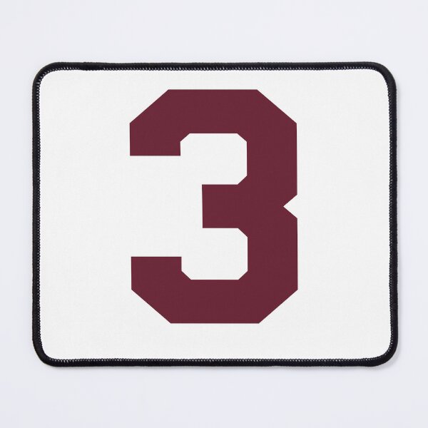 Item preview, Number 3, Maroon three, Sports number 3 designed and sold by TheCultStuff.