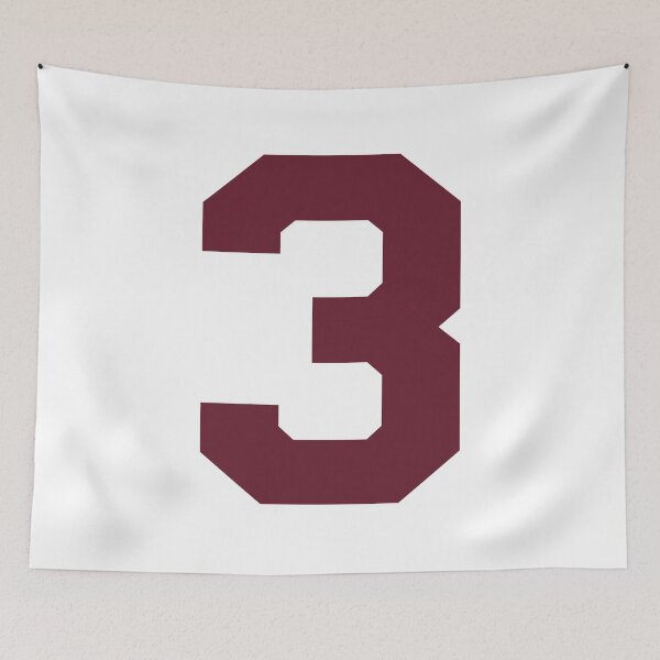 Item preview, Number 3, Maroon three, Sports number 3 designed and sold by TheCultStuff.