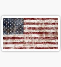 American Flag - Rustic/Distressed Sticker