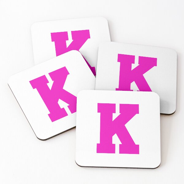 Item preview, Alphabet, Pink K, Sports letter K designed and sold by TheCultStuff.