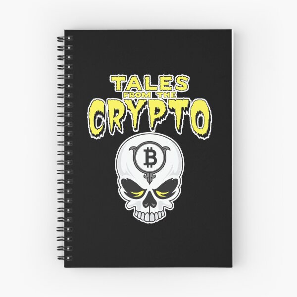 Item preview, TALES FROM THE CRYPTO FUNNY HALLOWEEN BITCOIN PARODY designed and sold by w1ckerman.