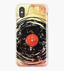 Enchanting Vinyl Records Grunge Art iPhone Case