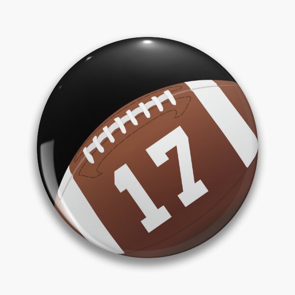 Artikelvorschau, American-Football-Ball Nummer 17, siebzehn entworfen und verkauft von TheCultStuff.