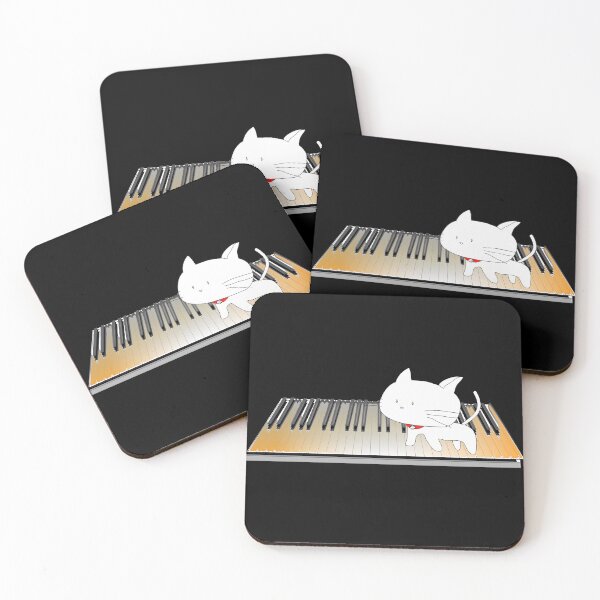 Item preview, KITTEN ON PIANO KEYBOARD designed and sold by DomGDesign.