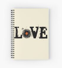 Love Vinyl Records Spiral Notebook
