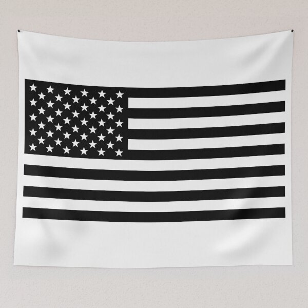 Item preview, American Flag - Black & White designed and sold by daviesgeek.