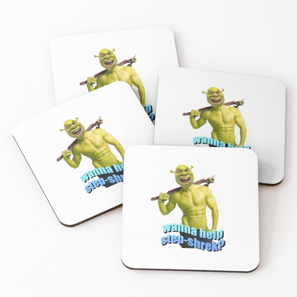 Item preview, Step-Shrek está pidiendo ayuda Shrek Cursed Meme designed and sold by BetterLeo.