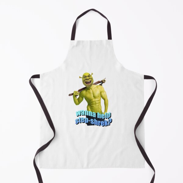 Item preview, Step-Shrek Is Asking for Help Shrek Cursed Meme designed and sold by BetterLeo.