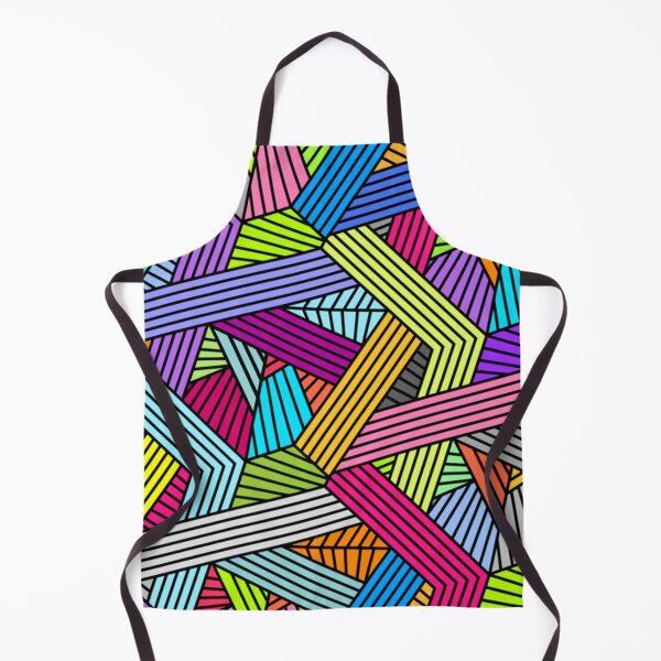 Item preview, Colorful geometric retro pattern lines designed and sold by IMNIUM.