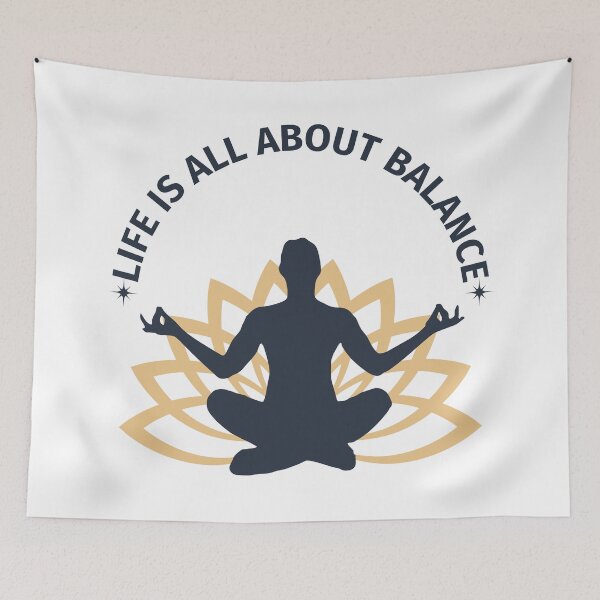 Item preview, life is all about balance designed and sold by Soofingscapes.