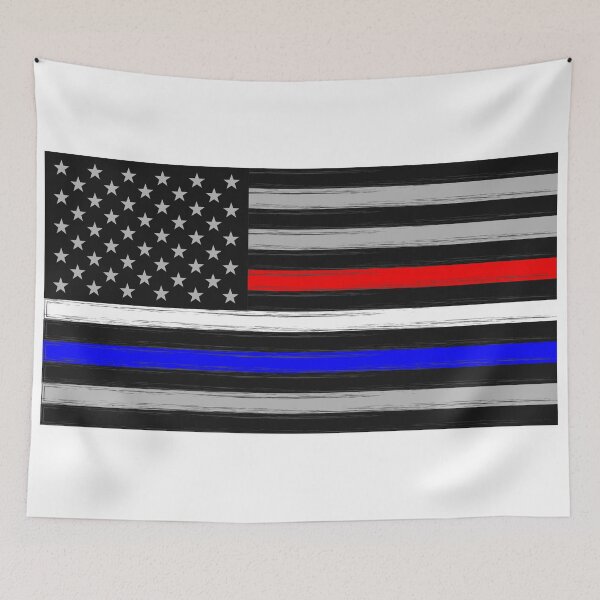 Item preview, American Flag - Thin Blue, White, and Red Line designed and sold by daviesgeek.