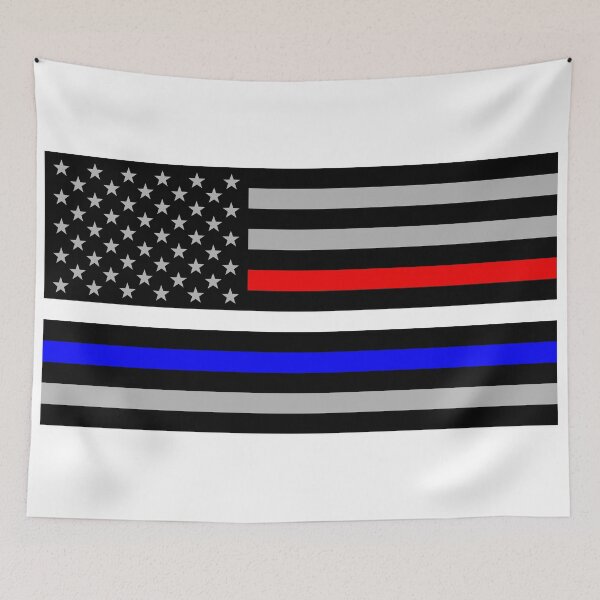 Item preview, American Flag - Thin Blue, White, and Red Line designed and sold by daviesgeek.