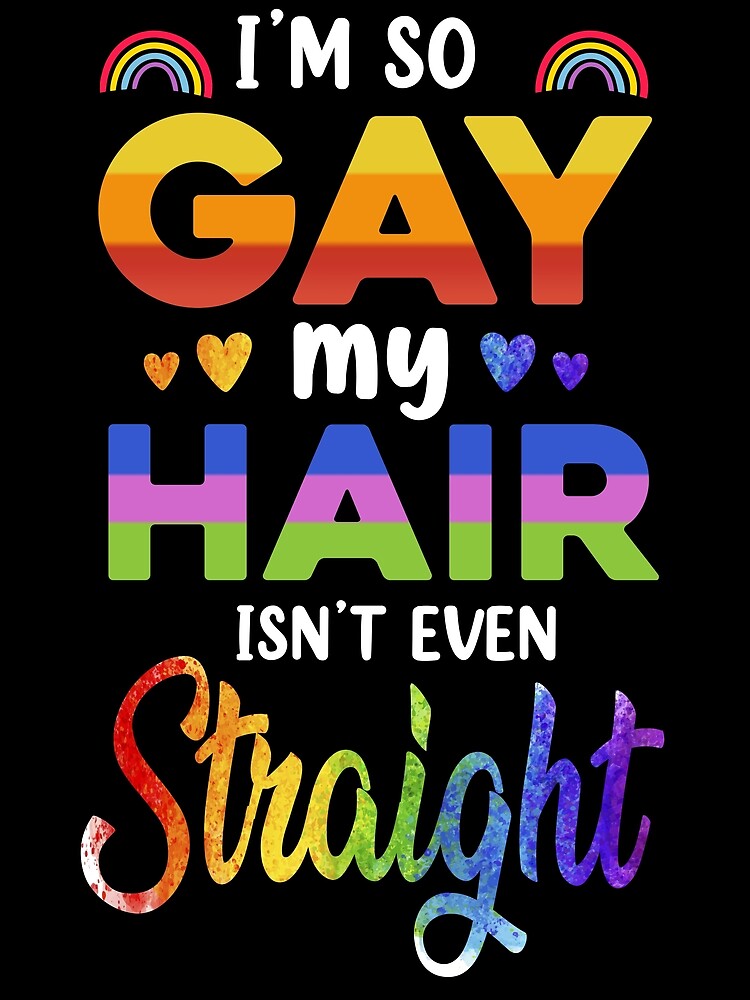 "I'm So Gay" Poster for Sale by vadenhannige46 Redbubble