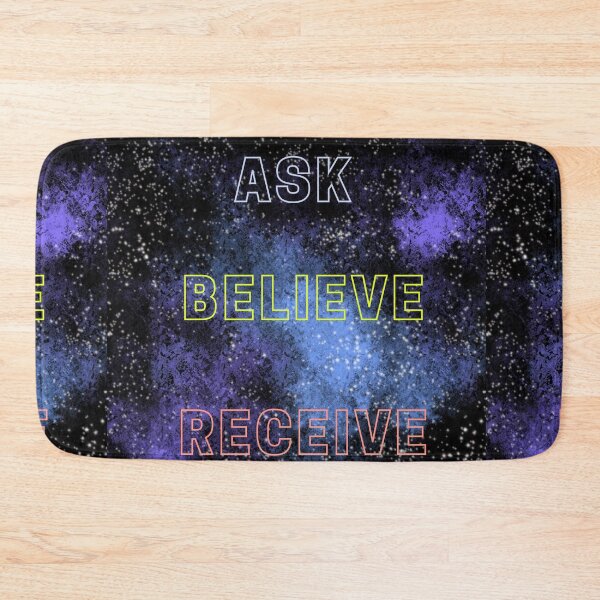 Item preview, Ask believe receive law of attraction motivation quotes  designed and sold by Anvin Peeter.