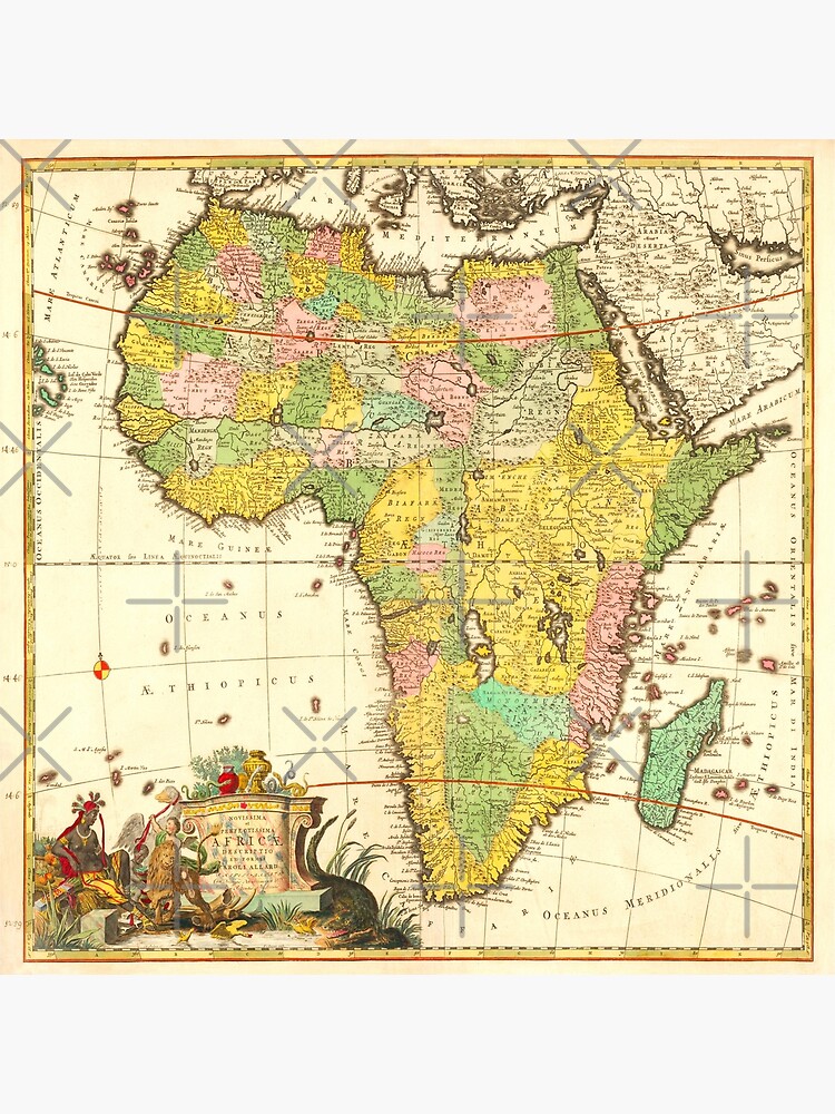 "Vintage Africa Map" Poster for Sale by faithamadi Redbubble