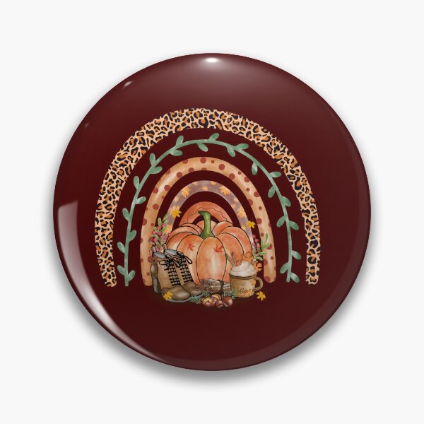 Item preview, Pumpkin Rainbow Fall - Gold Leopard - Printable Cheetah designed and sold by IKERAS.