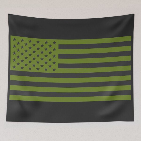 Item preview, American Flag - Olive Drab designed and sold by daviesgeek.