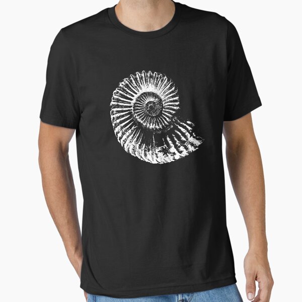 Artikel-Vorschau von Ammonitfossil-T-Shirt, ideales Geschenk für versteinerte Jäger, designt und verkauft von DiggerGifts4U.