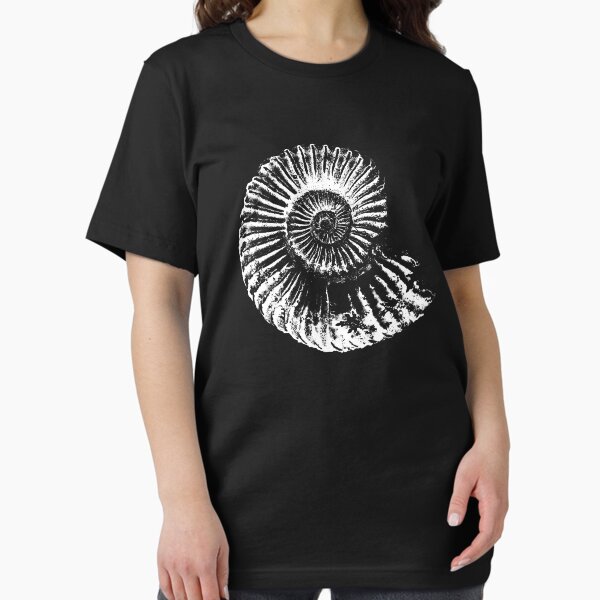 Item preview, Ammonite fossil tshirt, ideal gift for fossil hunters designed and sold by DiggerGifts4U.