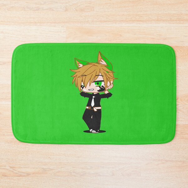 Item preview, Gacha club boy. Smug stylish guy. Boy with a sarcastic smile. Gacha boy with green ears. designed and sold by gachanime.