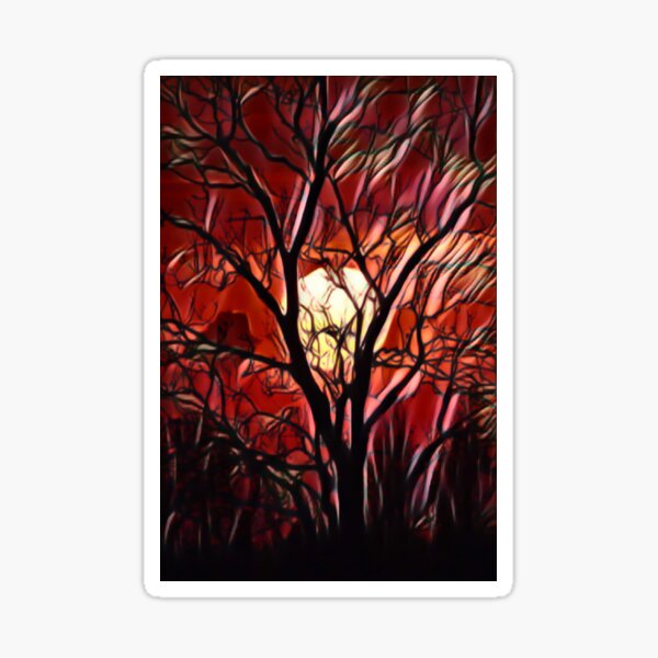 Item preview, Spooky Tree In Red Expressive Blend designed and sold by Fearless-Fox.