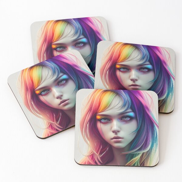 Item preview, Rainbow Hair designed and sold by GothicArtistry.