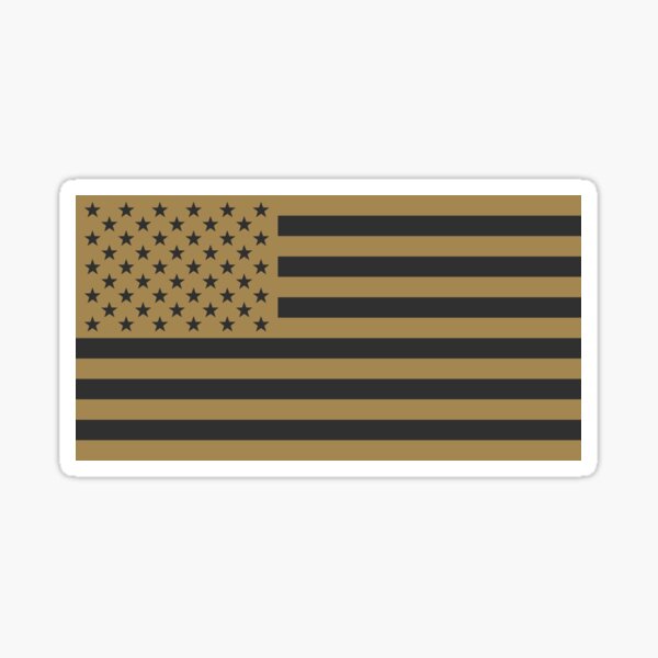 "American Flag Tan" Sticker by daviesgeek Redbubble