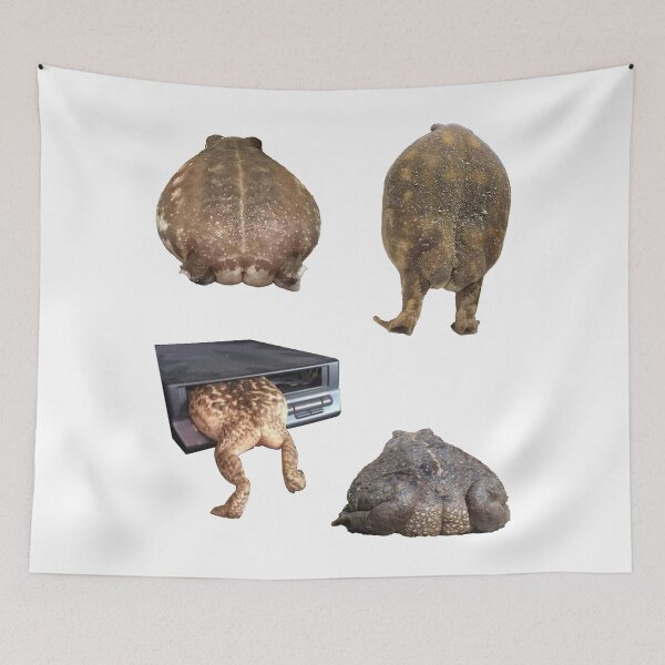 Item preview, Frog Butts Cursed Meme designed and sold by BetterLeo.