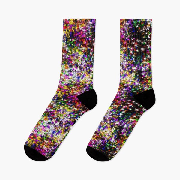 Item preview, Sparkle Colorful On Black designed and sold by bloomingvine.