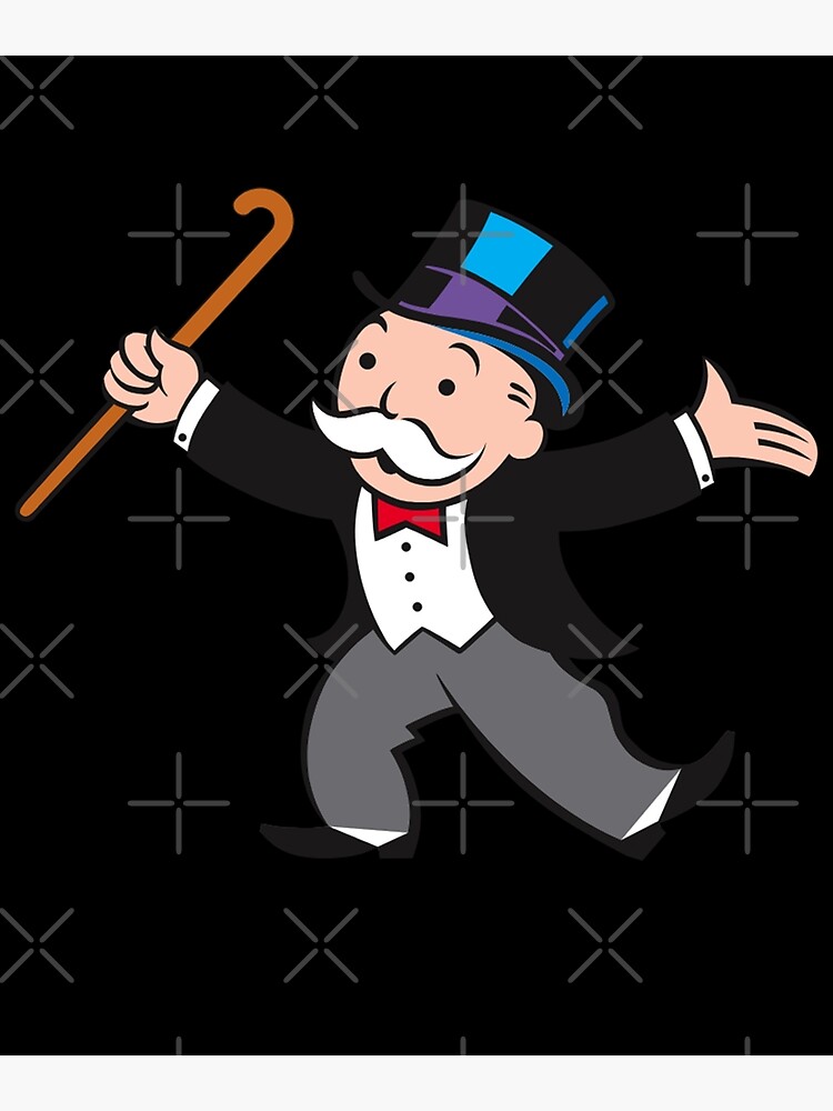 Monopoly Man Mr Monopoly Poster For Sale By Prestiges Redbubble