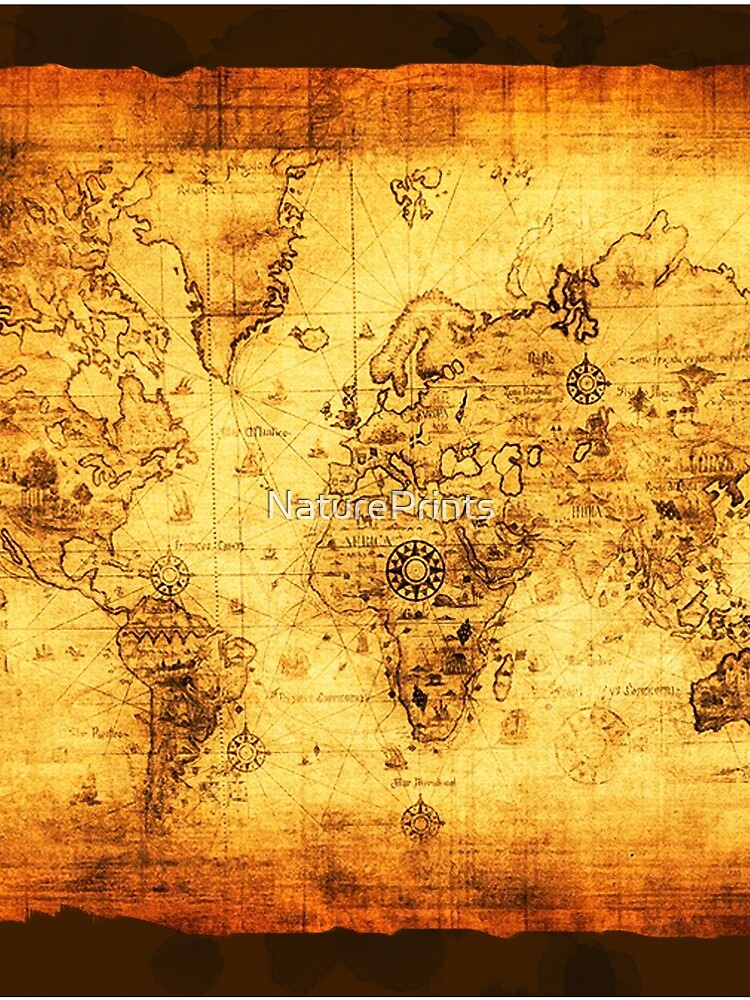 Vintage Old World Map | Scarf