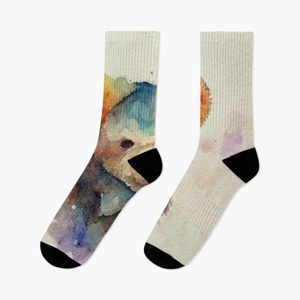 Item preview, cute bear watercolor designed and sold by shokA Design.
