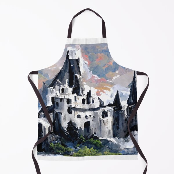 Item preview, House of Teelsto Highbend | Fantasy House Artwork | Medieval Castle Artwork | Fantasy Landscape Design designed and sold by AyfuDesigns.
