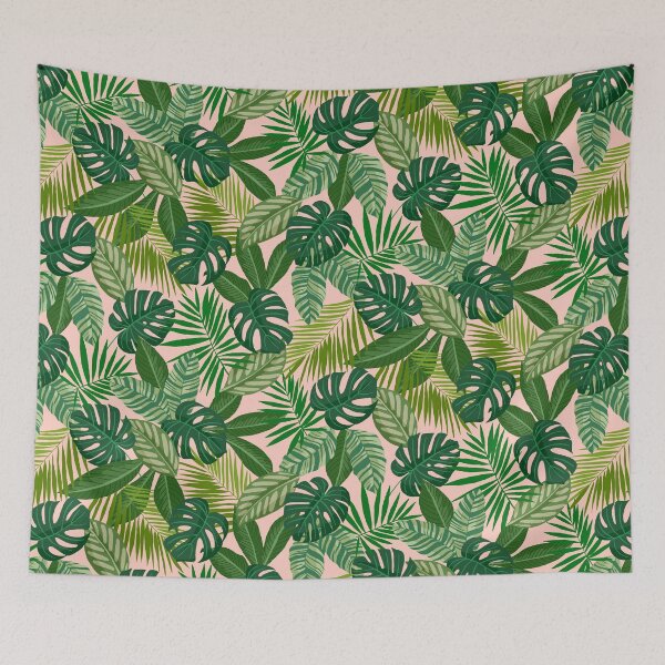 Item preview, Tropical leaves print designed and sold by Cheekyleopard.
