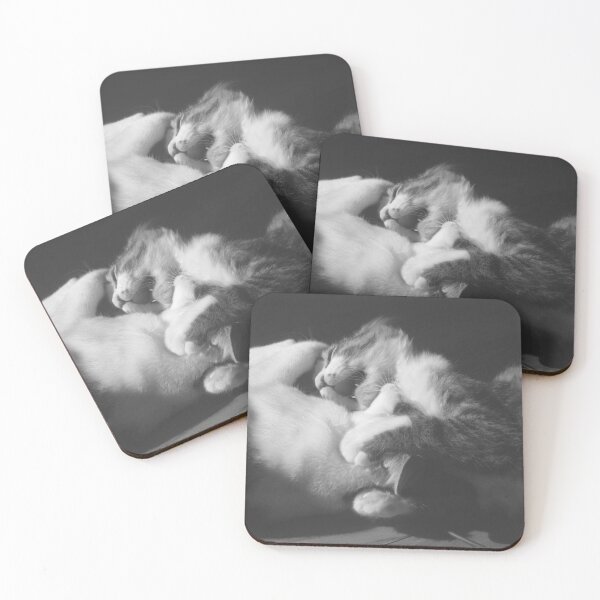 Item preview, Cats Playing Black And White Cutest Cat Pics designed and sold by CutestCatPics.
