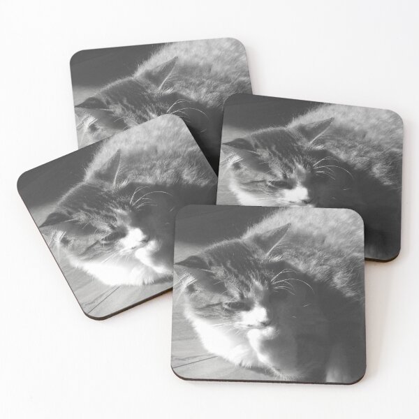 Item preview, Cat Cleaning Paw Black And White Cutest Cat Pics designed and sold by CutestCatPics.