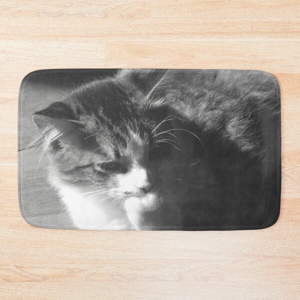 Item preview, Cat Cleaning Paw Black And White Cutest Cat Pics designed and sold by CutestCatPics.