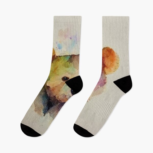 Item preview, cute bear watercolor designed and sold by shokA Design.