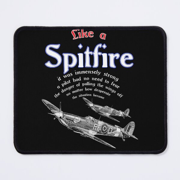 Item preview, Spitfire Aircraft RAF Veteran Pilot Saying WW2 the So British WarBird designed and sold by Aerolovers.
