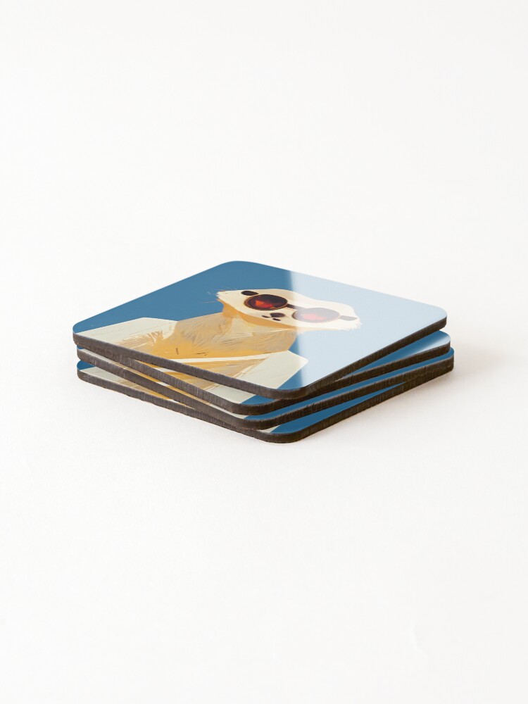 Thumbnail 4 of 5, Coasters (Set of 4), Master designed and sold by sci-fAI.