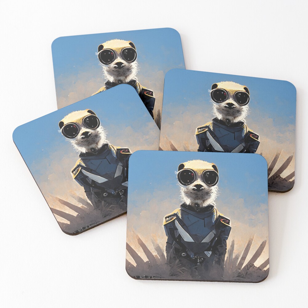 Item preview, Coasters (Set of 4) designed and sold by sci-fAI.
